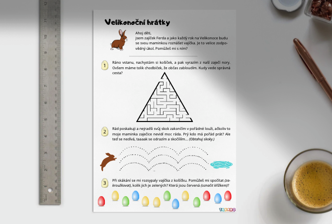 velikonoční tvoření - PDF materiály pro děti