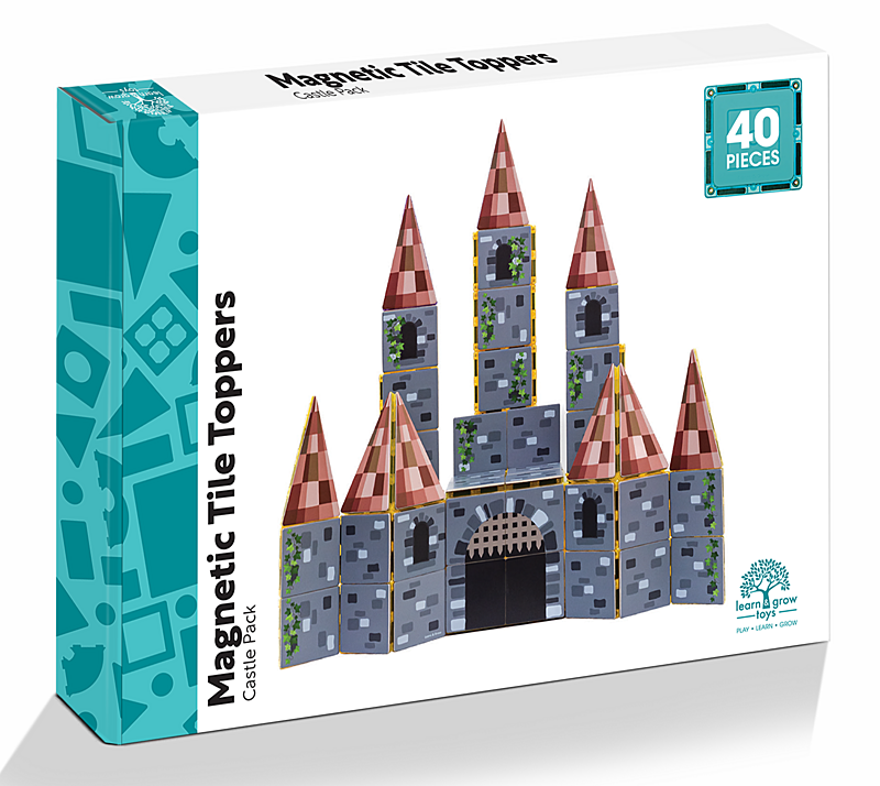 Learn and grow- Magnetická stavebnice Zámek 40 ks