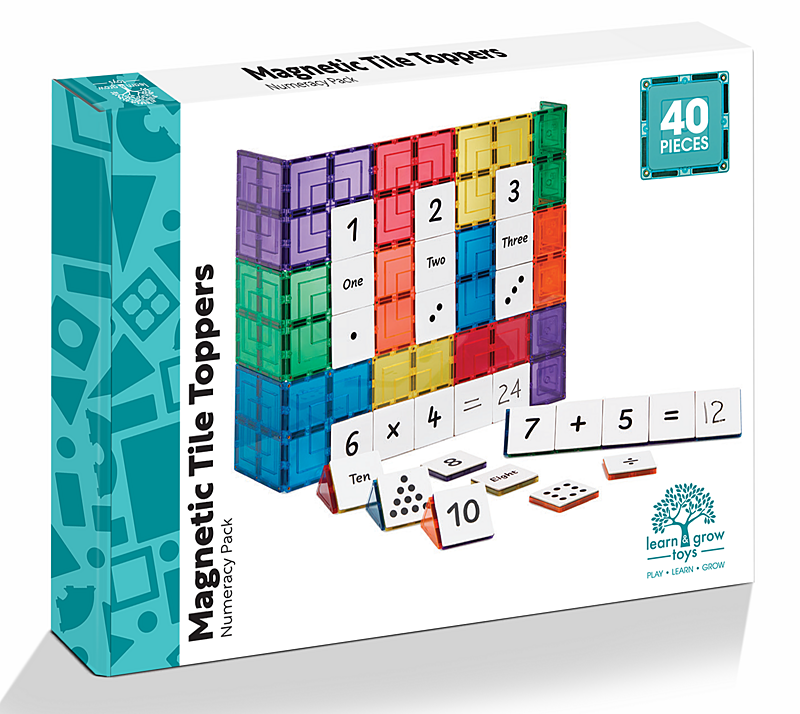 Learn and grow- Magnetická stavebnice Matematika 40 ks