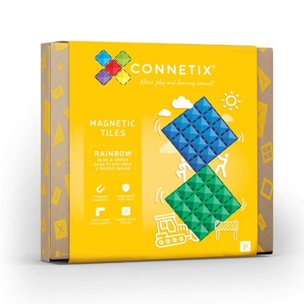 connetix tiles connetix tiles základny blue and green 2 kusy 1