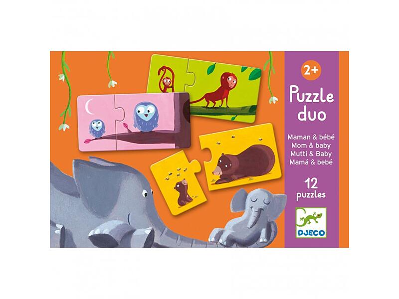 djeco puzzle duo najdi mládě 1