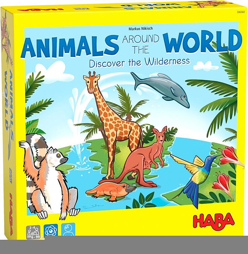 haba haba společenská hra pro děti zvířátka světa 1