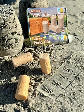 hračky na písečnou pláž - válečky Yellow Door