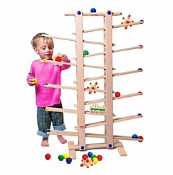 Dřevěné hračky - kuličková dráha JUMBO