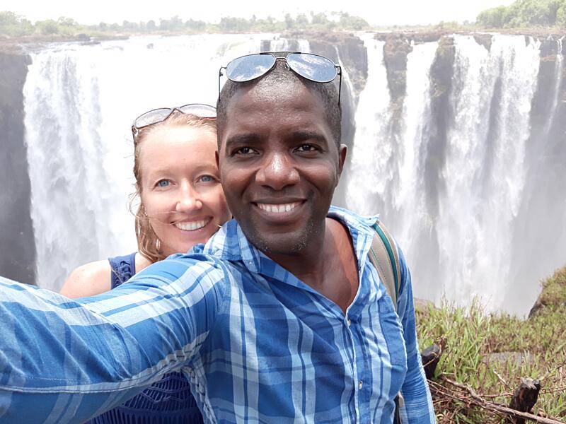 život v Zambii - výlet na Viktoriiny vodopády