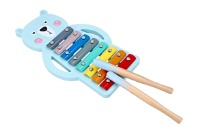 Dřevěný xylofon Medvídek