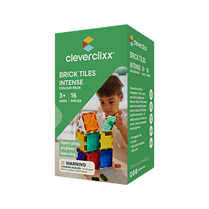 Cleverclixx Magnetické čtverce pro Lego Intense 16 ks 