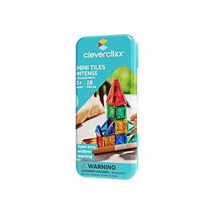 Cleverclixx - mini magnety Intense (pestré barvy) - 28 kusů