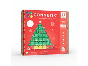 Connetix Tiles - kuličkodráha Vánoční strom (71 ks)