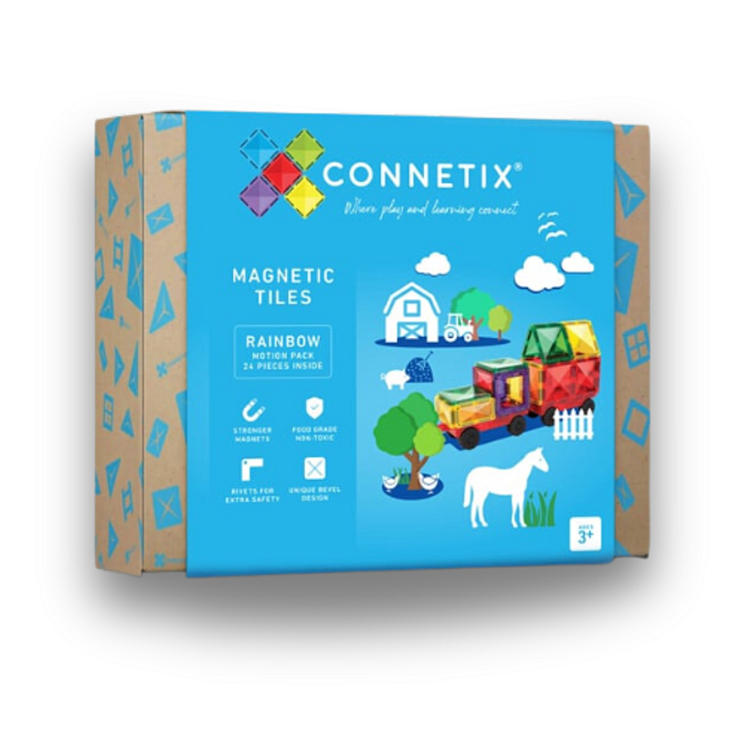 Connetix Tiles - Magnetická stavebnice Motion 24 ks