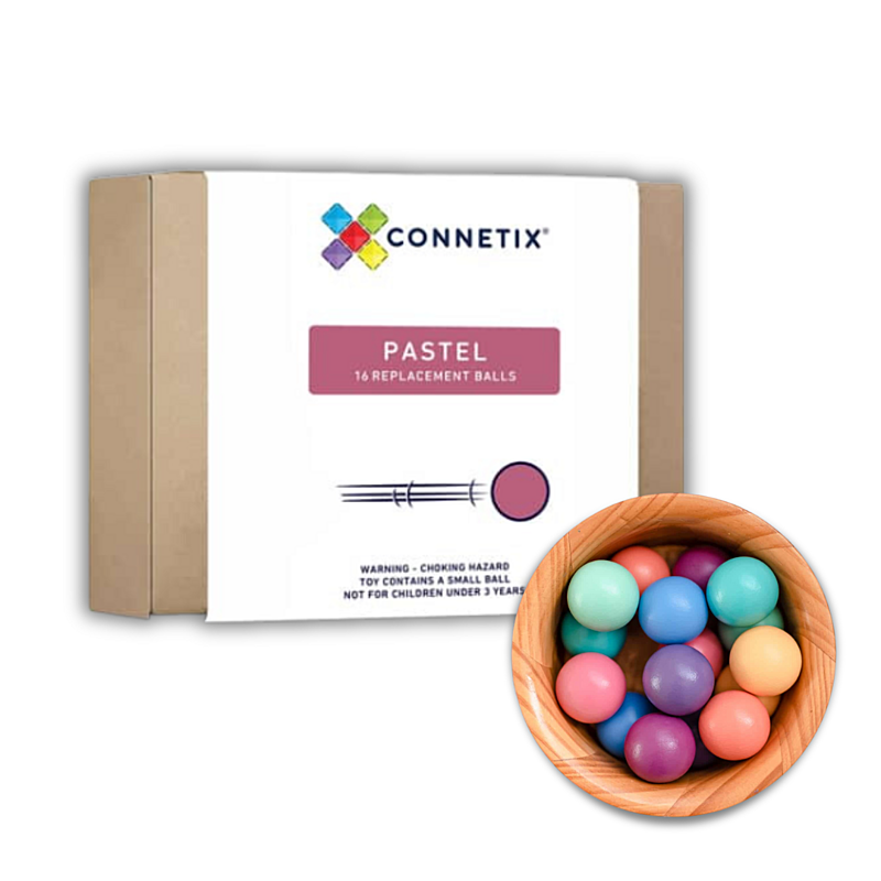 Connetix Tiles - Náhradní pastelové kuličky 16 ks