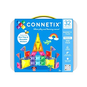 Connetix Tiles - Travel Mini Pack – magnetická stavebnice na cesty 32 ks
