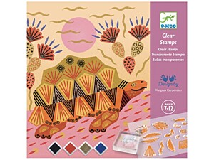 DJECO Razítkovací set Vzory a zvířata 