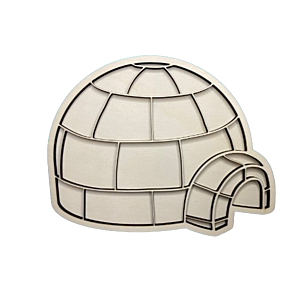 Dřevěný tác - Iglů