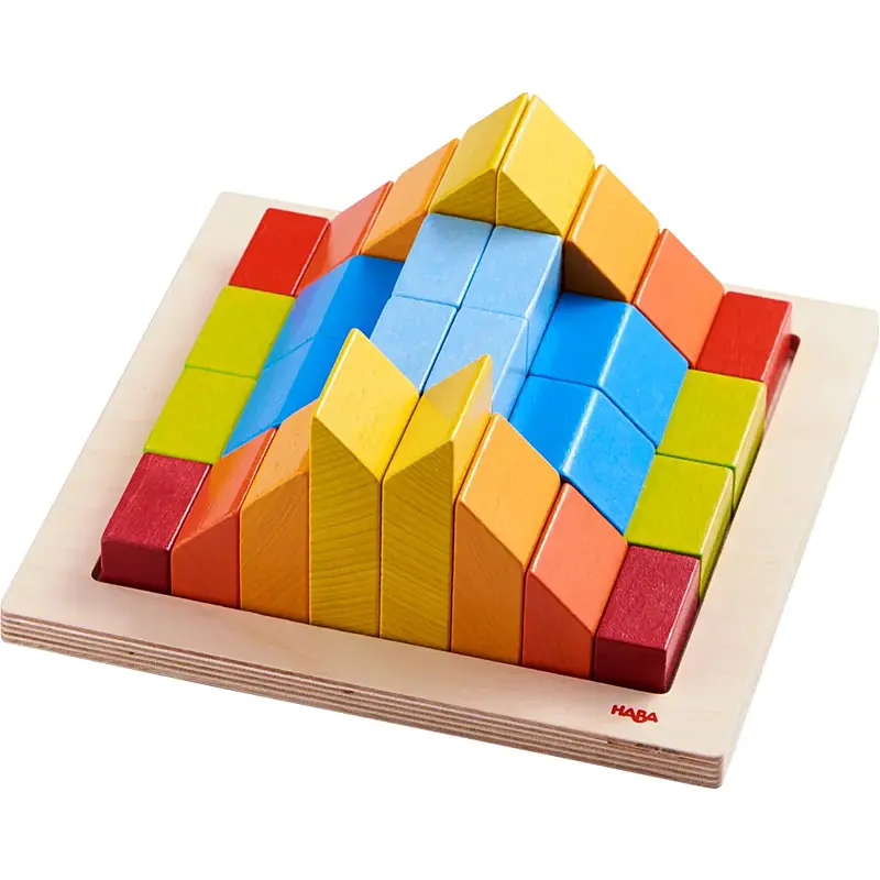 Haba 3D dřevěné kreativní kostky