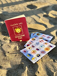 Dětský cestovní pas - formát A6 BEZ vlajek