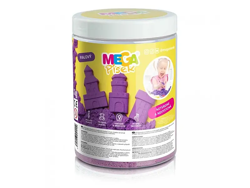 MEGApísek - FIALOVÝ, 1 kg