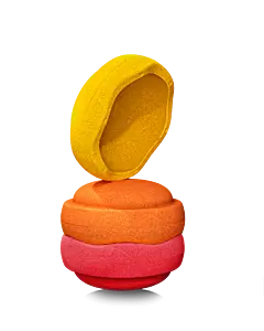 Stapelstein Balanční kameny warm classic 3 ks